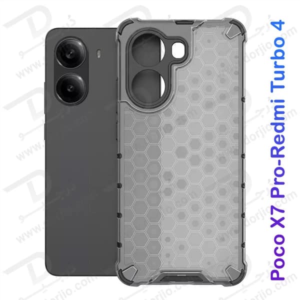 گارد ضد ضربه هیبریدی Xiaomi Poco X7 Pro-Redmi Turbo 4 مارک LEXOM — تصویر ۷