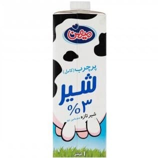 میهن شیر پرچرب1000گرم