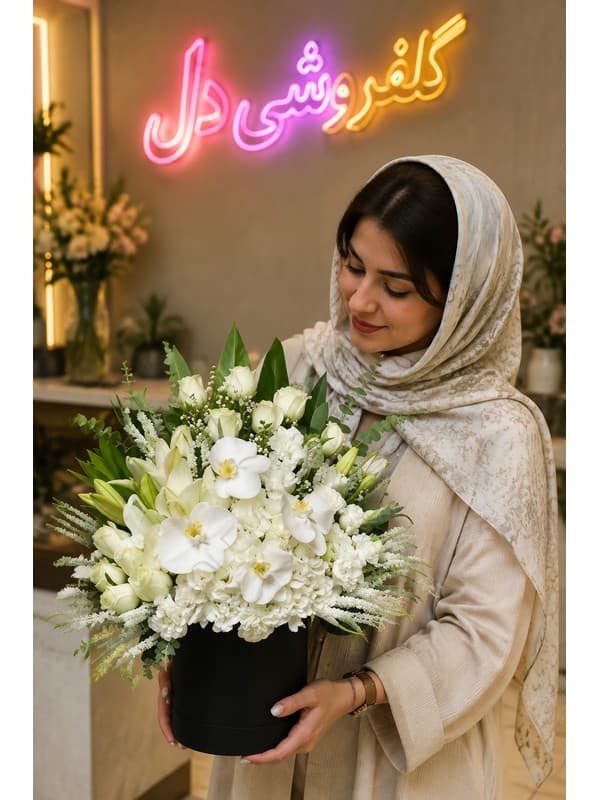 سبد گل روز معلم لوکس سبد گل برای معلم