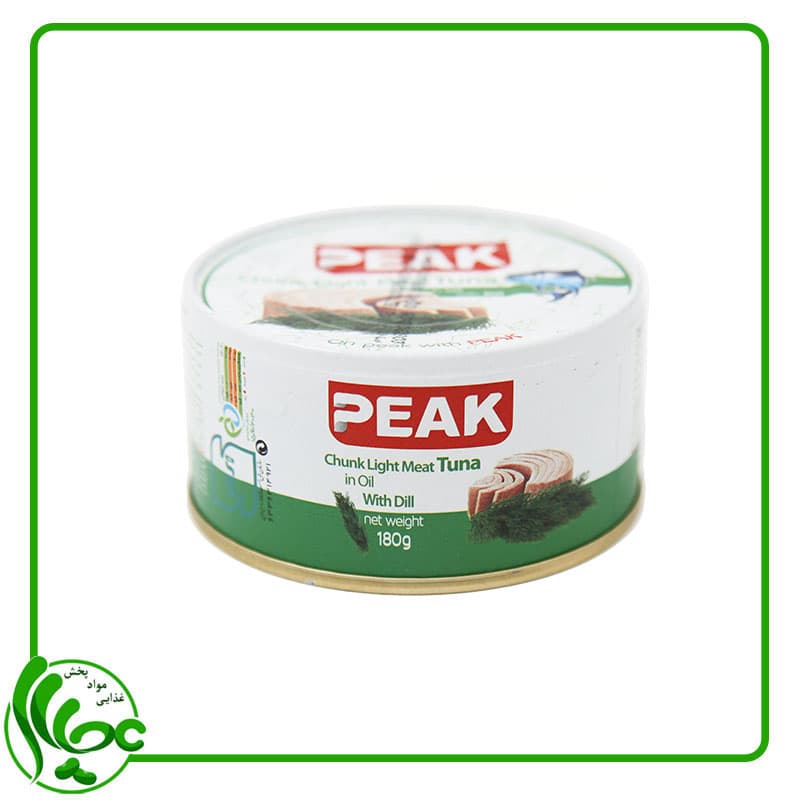 کنسرو ماهی تون در روغن با شوید پیک 180 گرمی