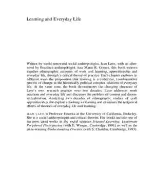دانلود کتاب Learning and everyday life access, participation changing practice