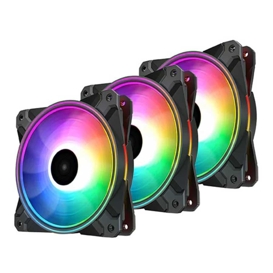 فن کیس دیپ کول مدل CF120 Plus بسته 3 عددی