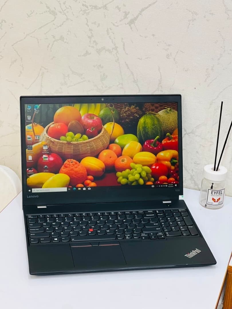 لپ تاپ استوک Lenovo ThinkPad T570 | Core i7-7600U | 8 GB Ram DDR4 | SSD 256 GB | VGA Intel HD 620 | Display 15.6 FHD Touch — تصویر ۲