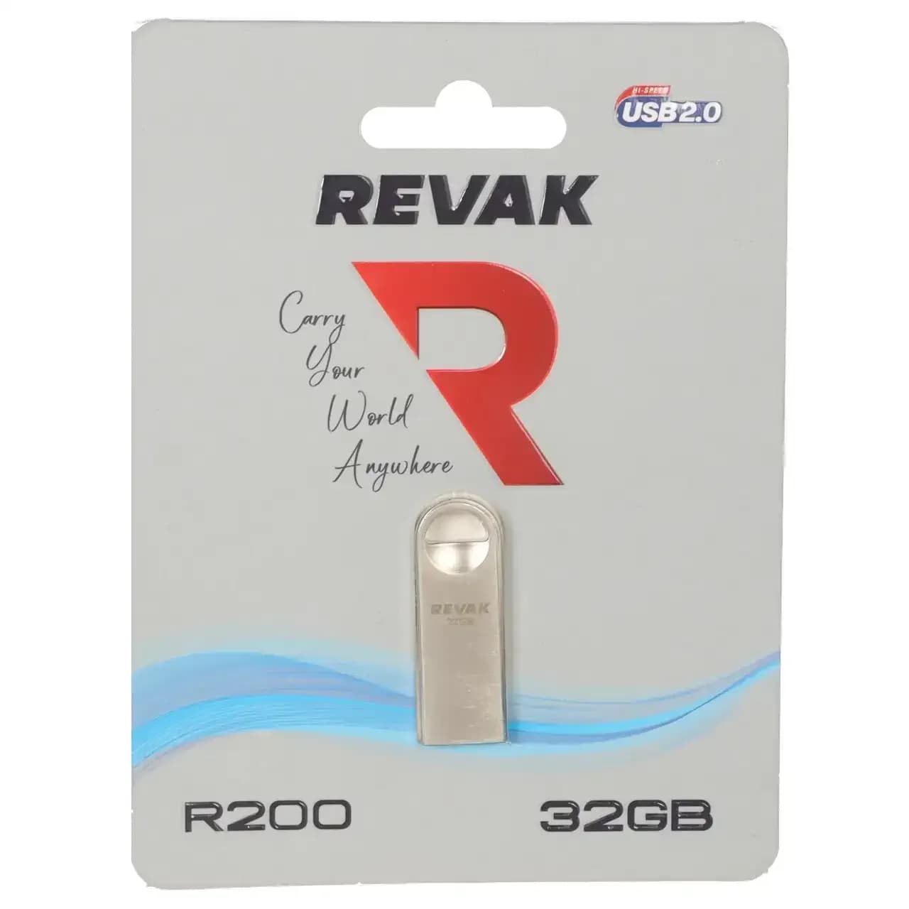 REVAK R200 USB2.0 Flash Memory – 32GB – نقره ای