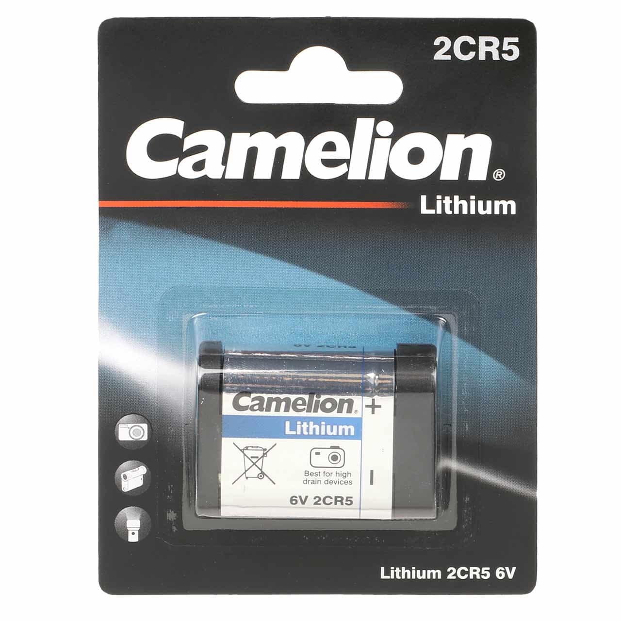 باتری لیتیوم یون کملیون مدل Camelion Lithium 2CR5 6V