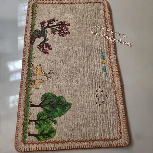 تشک کناره نمدی طرح درختان