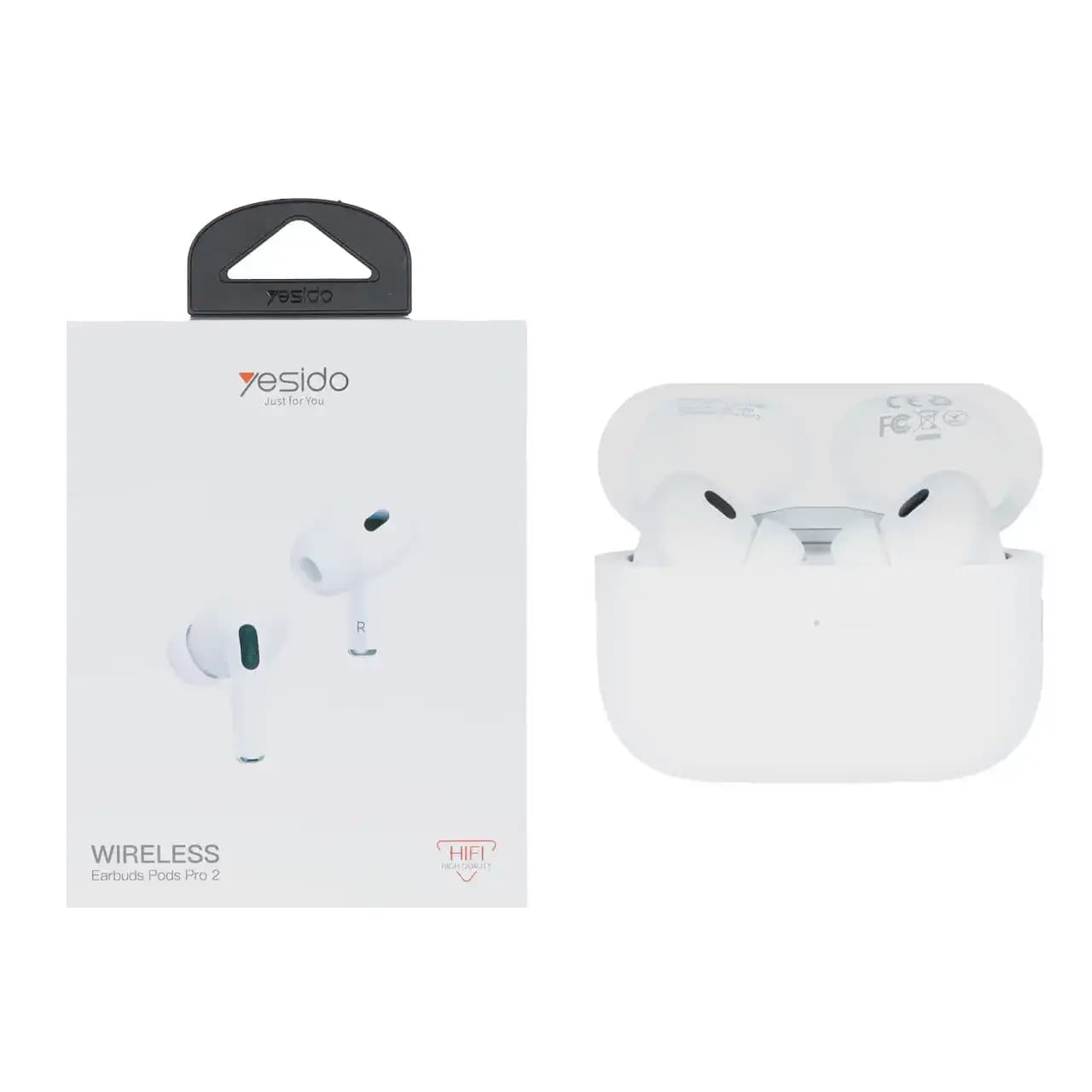 ایرفون بی سیم Yesido مدل Pods Pro2 JB27 – سفید (گارانتی 12 ماه تعویض نیکان همراه)