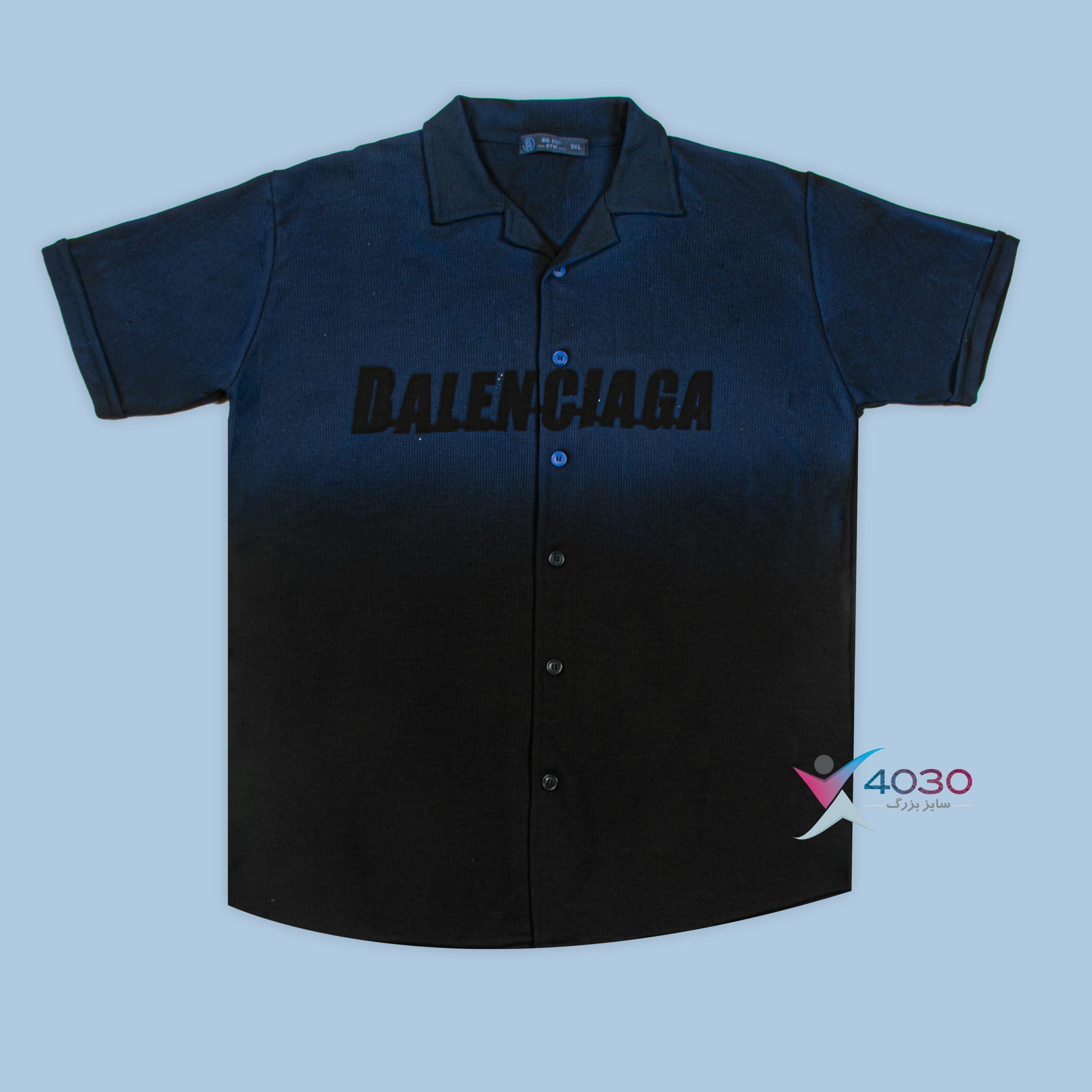پیراهن آستین کوتاه BALENCIAGA سایزبزرگ ( 2728 )