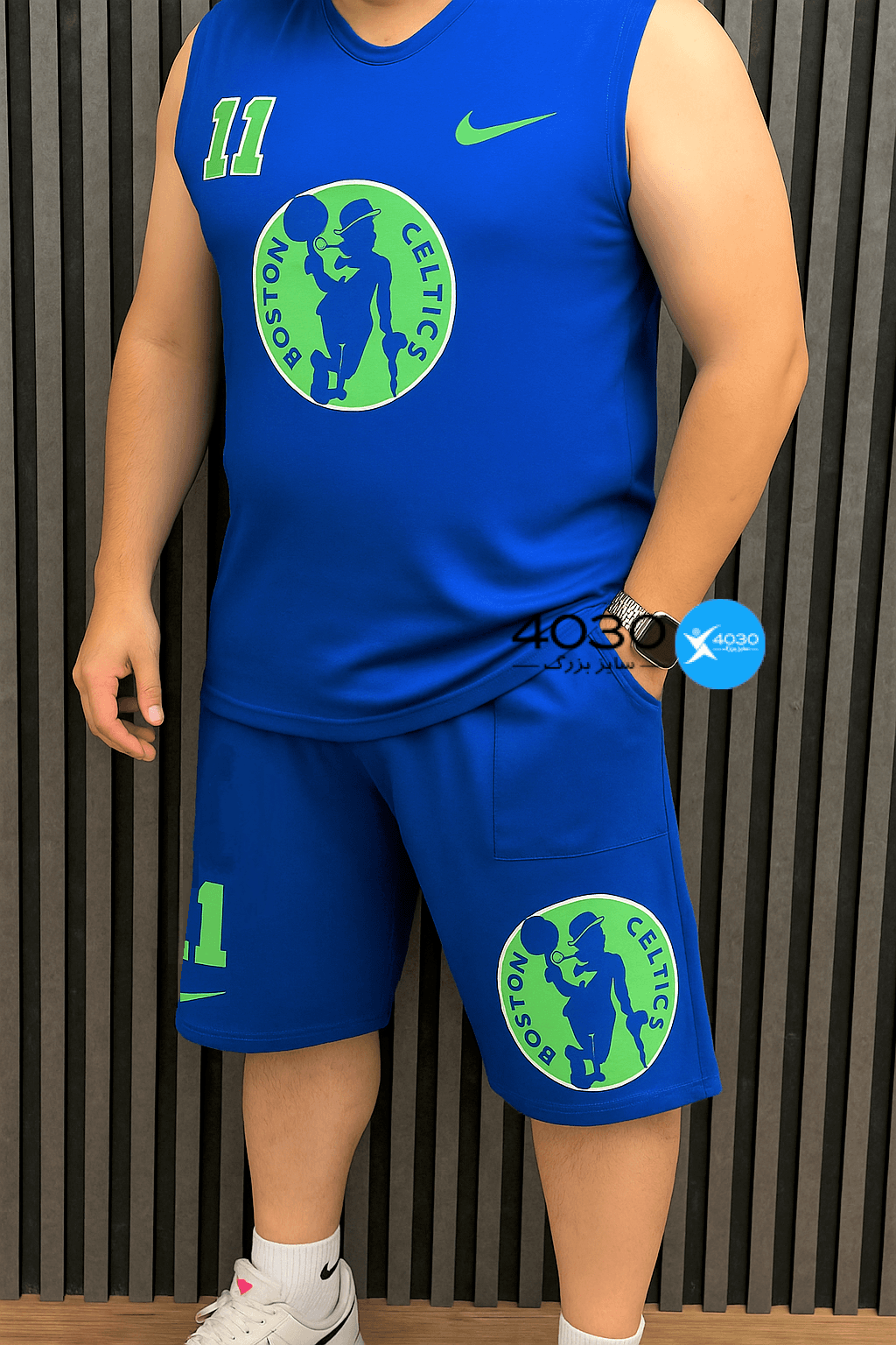 ست کاور و شلوارک NIKE 11 اورجینال سایزبزرگ ( 8257 ) — تصویر ۲