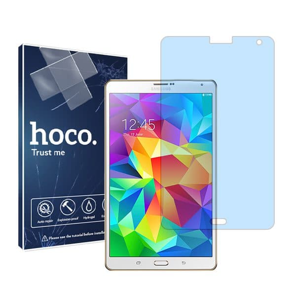 گلس تبلت سامسونگ Galaxy Tab S 8.4 LTE SM-T705 مدل نانو هیدروژل آنتی بلو برند هوکو