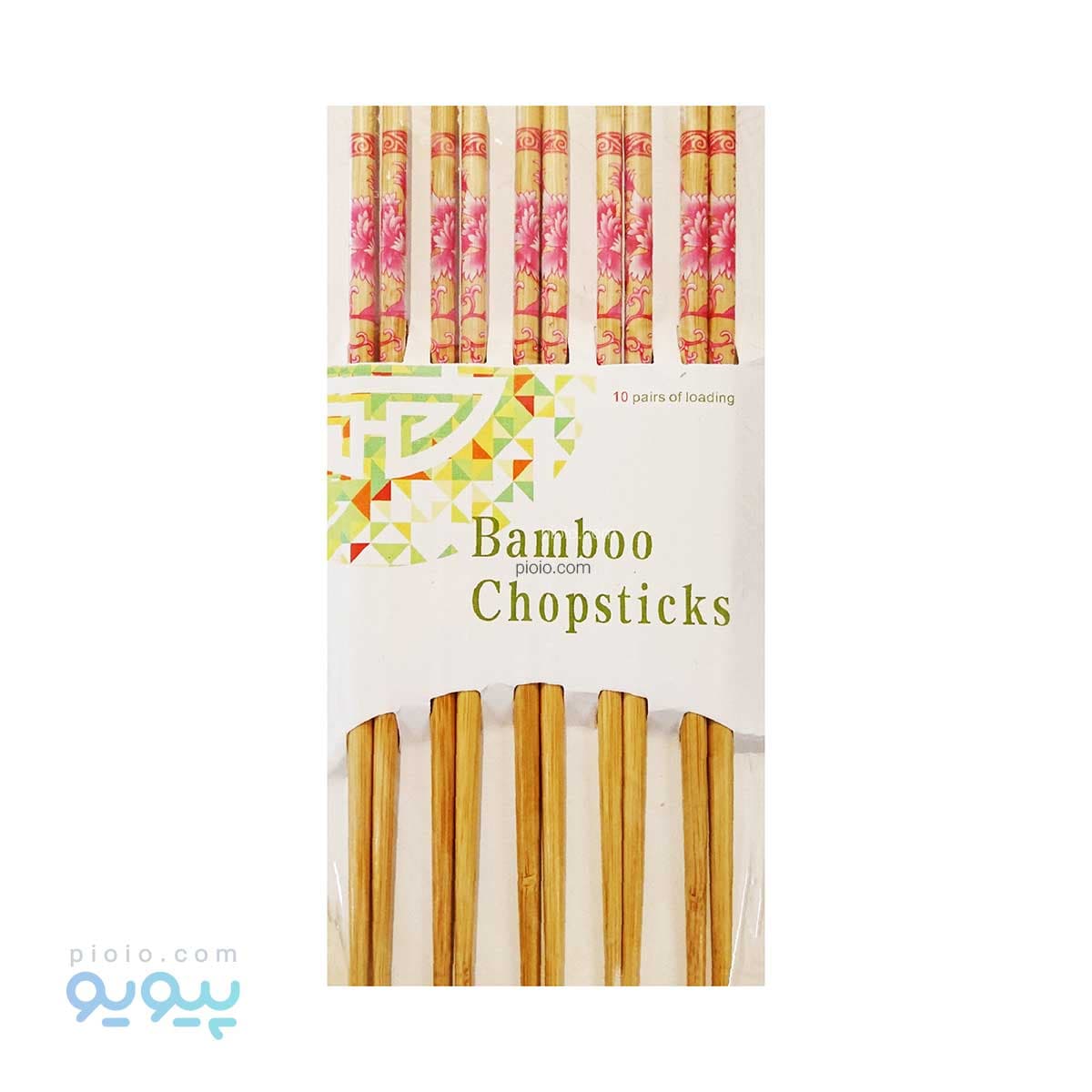 چوب غذا خوری چاپستیک طرح شکوفه صورتی