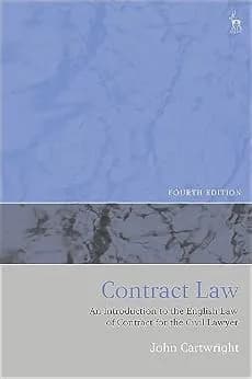 و دانلود نسخه کامل کتاب زبان اصلی Contract Law: An Introduction to the English Law of Contract for the Civil Lawyer PDF | دانلود کتاب خارجی