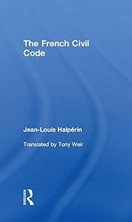 و دانلود نسخه کامل کتاب زبان اصلی The French Civil Code (UT Austin Studies in Foreign and Transnational Law) PDF | دانلود کتاب خارجی