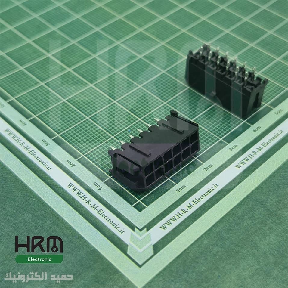کانکتور مینی ATX نری صاف 12 پین (6*2) Mini ATX