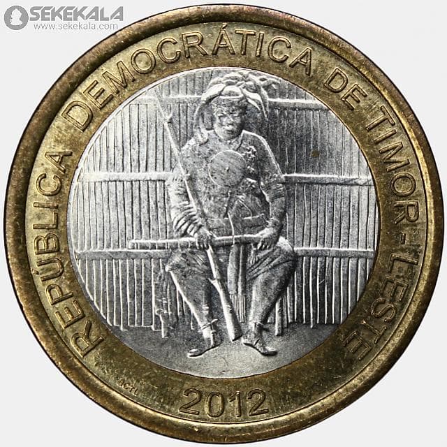 سکه 100 سنتاوو دوفلزی کمیاب تیمور شرقی 2012