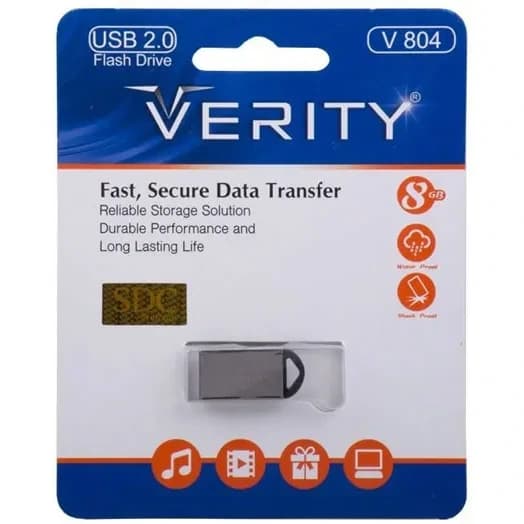 فلش مموری 8 گیگابایت USB2.0 وریتی مدل V804 — تصویر ۲
