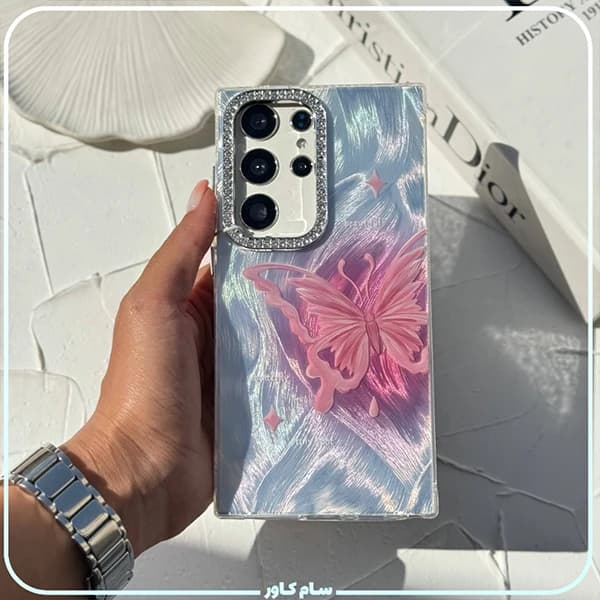 قاب موج پروانه صورتی