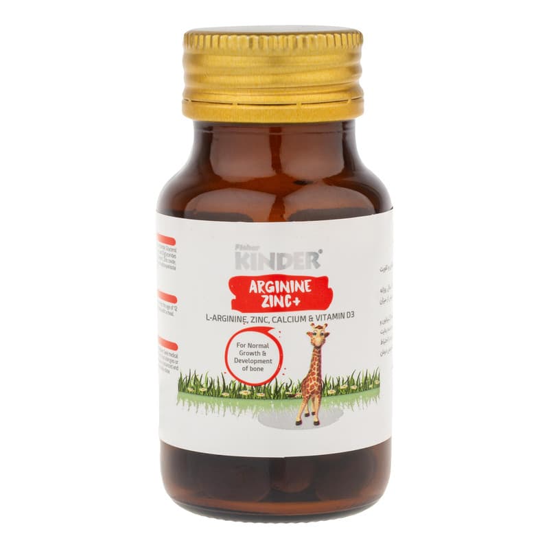 کپسول آرژنین زینک پلاس فیشر کیندر 30عددی Kinder Arginine Zinc Plus