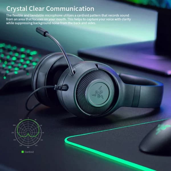 هدست گیمینگ سیم دار Razer Kraken X Essential — تصویر ۶