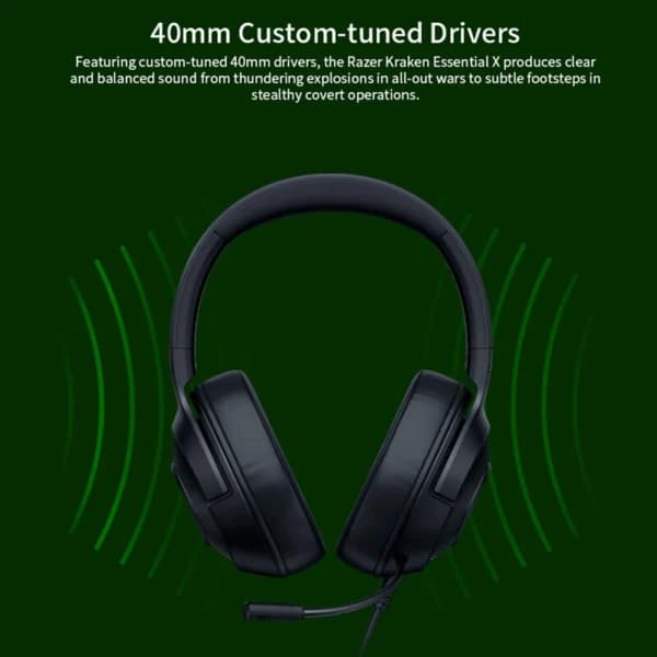هدست گیمینگ سیم دار Razer Kraken X Essential — تصویر ۴