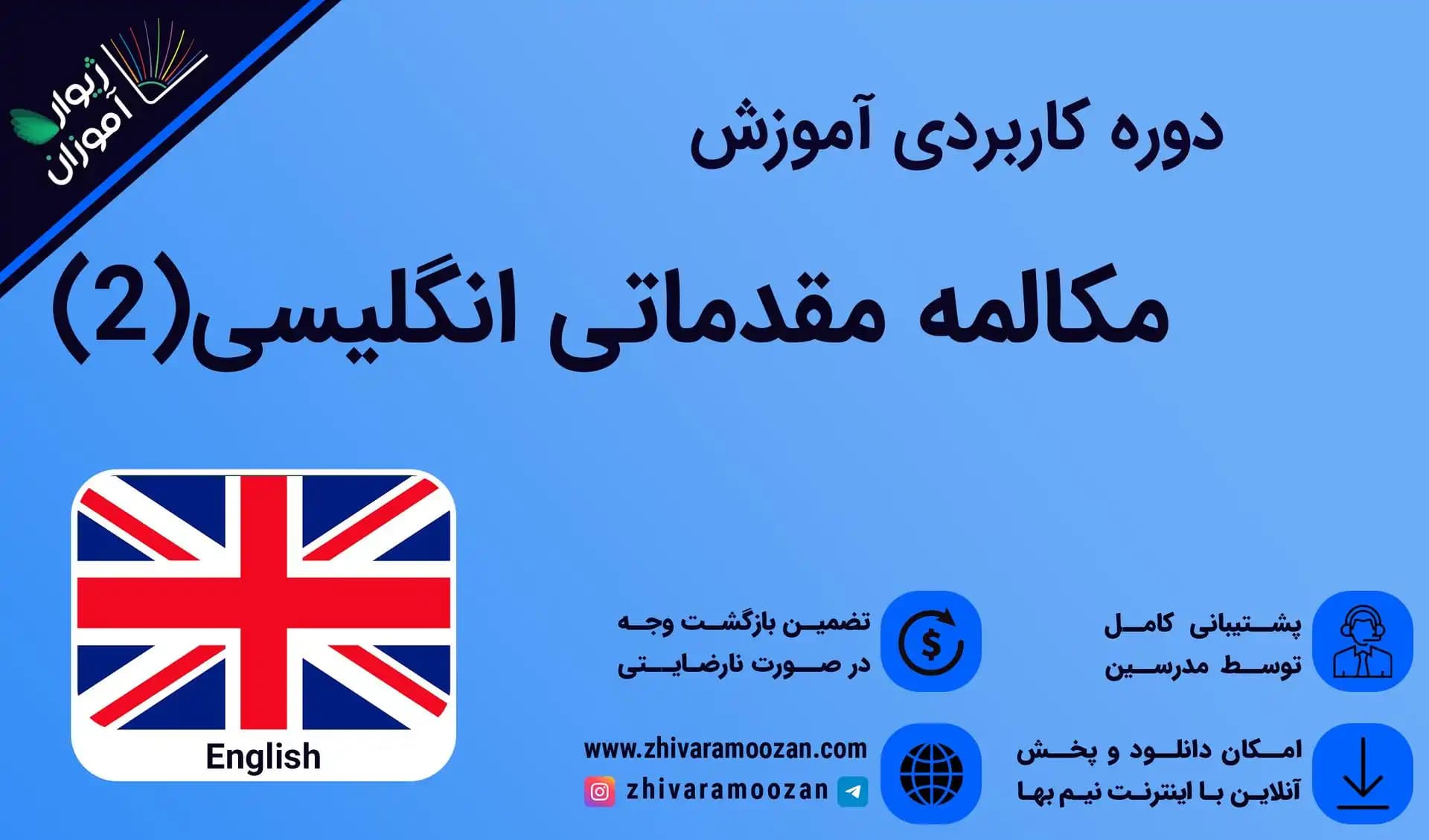 آموزش مکالمه انگلیسی – بخش دوم – سطح مقدماتی و از صفر!