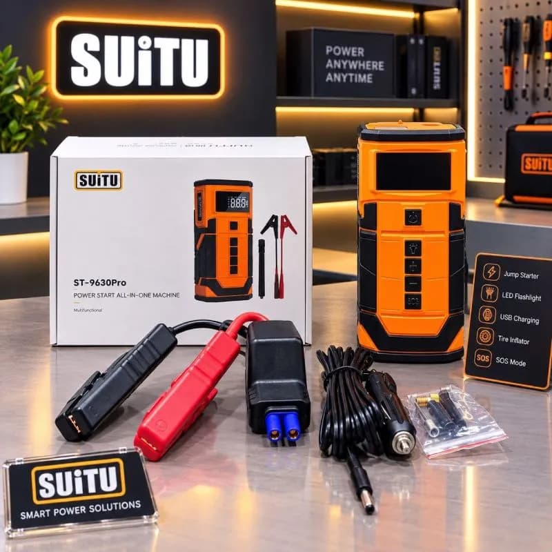 جامپ استارت و پمپ باد سویتو مدل ST-9630Pro