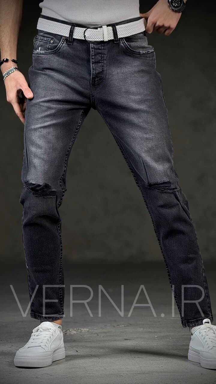 شلوار مردانه جین اسکینی VALENTINO 4992