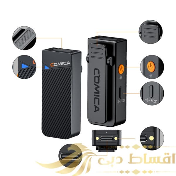 ست میکروفن بی سیم کامیکا مدل Vimo C1 — تصویر ۴