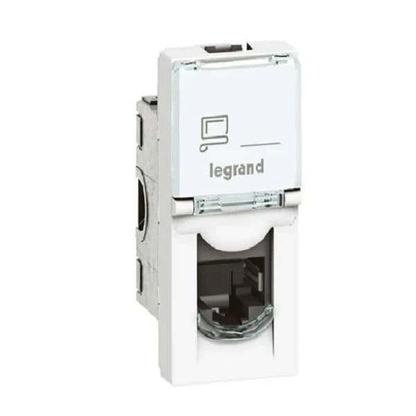 کیستون شبکه Cat 6 UTP باریک یک ماژول لگراند 76561 — تصویر ۳