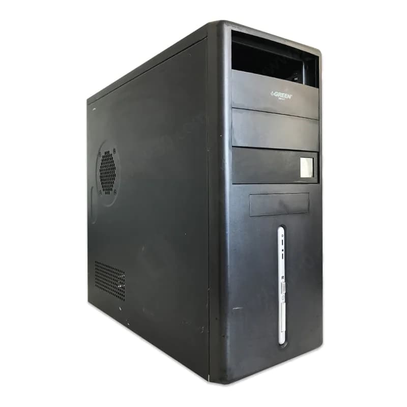 قاب کیس کامپیوتر گرین Green MD121 Grey استوک