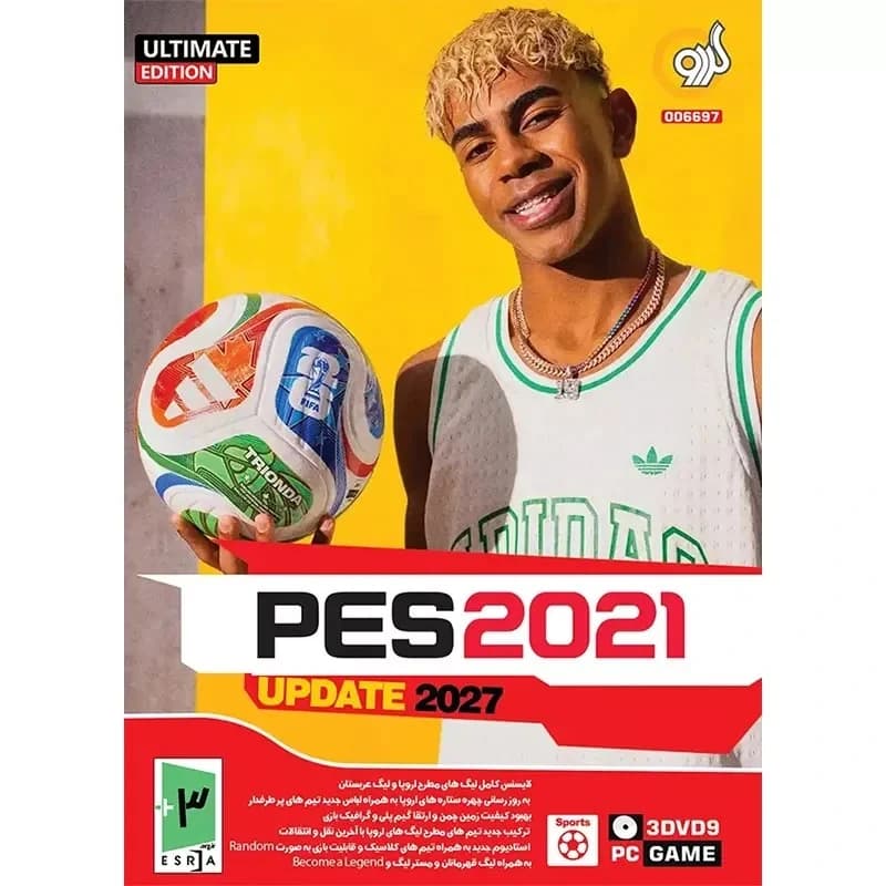 بازی PES 2021 آپدیت 2027 مخصوص PC شرکت گردو
