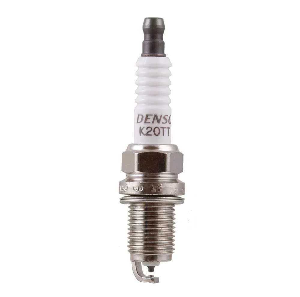 شمع خودرو دنسو مدل دو سر سوزن کد K20TT 4604 پایه کوتاه بسته 4 عددی