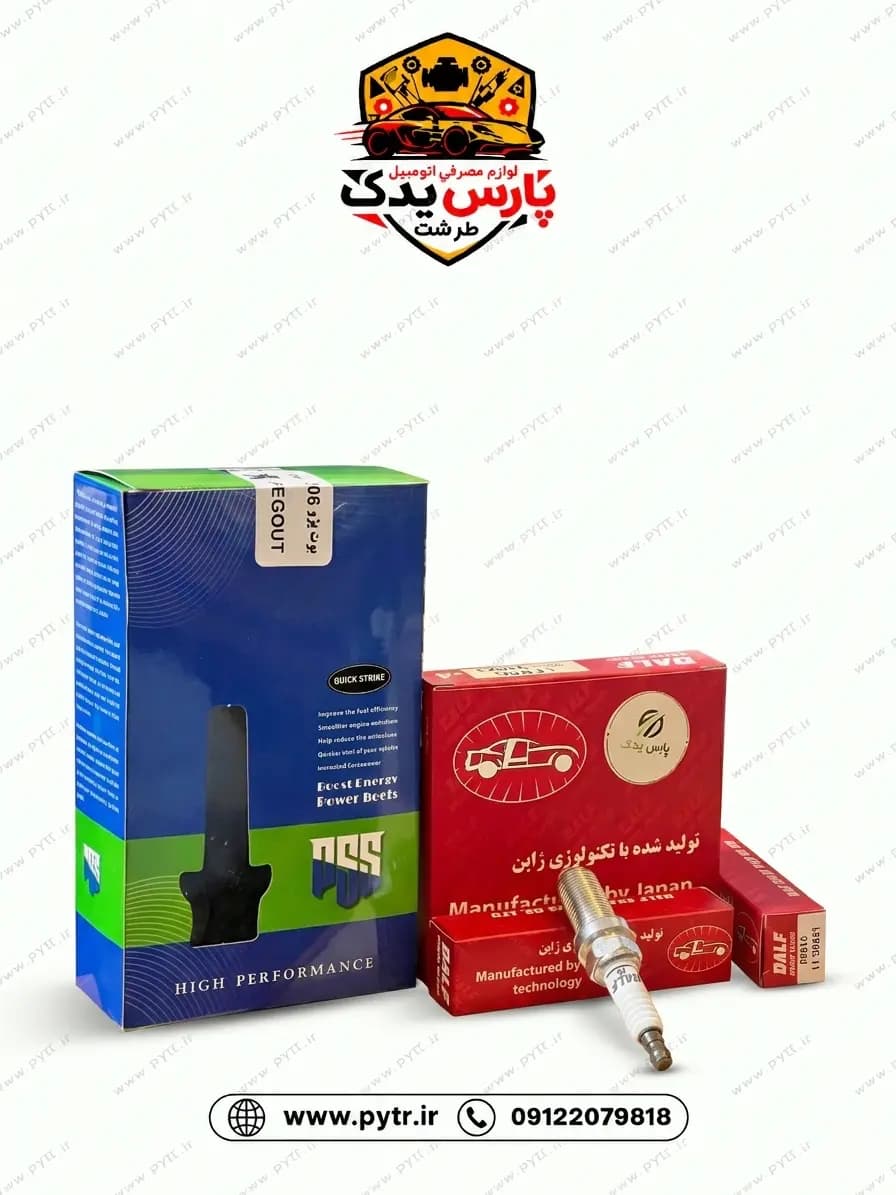 پک شمع دالف کد 91823 و بوت وایر شمع پژو 207 تیپ 5