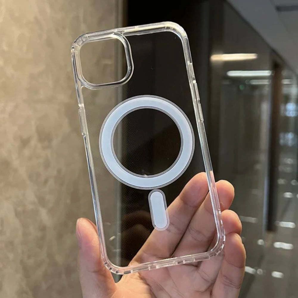 قاب مگ سيف شفاف مناسب برای گوشی موبایل اپل آیفون Apple iPhone X / XS / XS Max / 11 / 11 Pro / 11 Pro Max / 12 / 12 Pro / 12 Pro Max / 13 / 13 Pro / 13 Pro Max / 14 / 14 Pro / 14 Pro Max / 15 / 15 Pro — تصویر ۲
