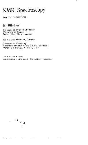 دانلود کتاب Chemistry. NMR Spectroscopy an Introduction