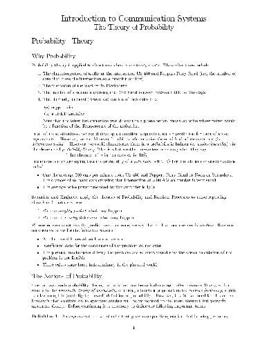 دانلود کتاب Communication and Probability Theory