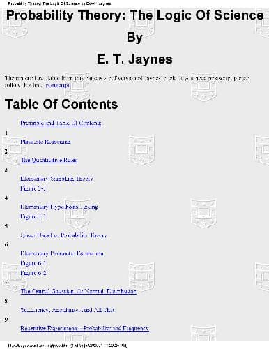 دانلود کتاب Probability Theory: The Logic of Science