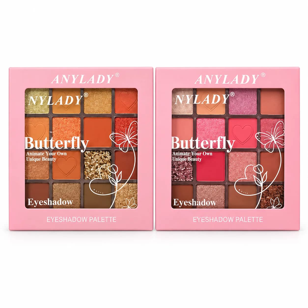 پالت سایه چشم 16 رنگ آنی لیدی ANYLADY مدل Butterfly
