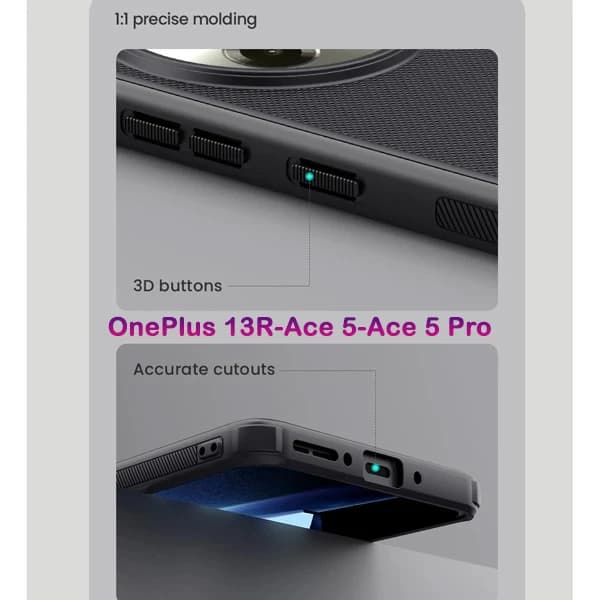 قاب ضد ضربه مگنتی OnePlus Ace 5 Pro مارک نیلکین مدل Super Frosted Shield Pro Magnetic — تصویر ۶