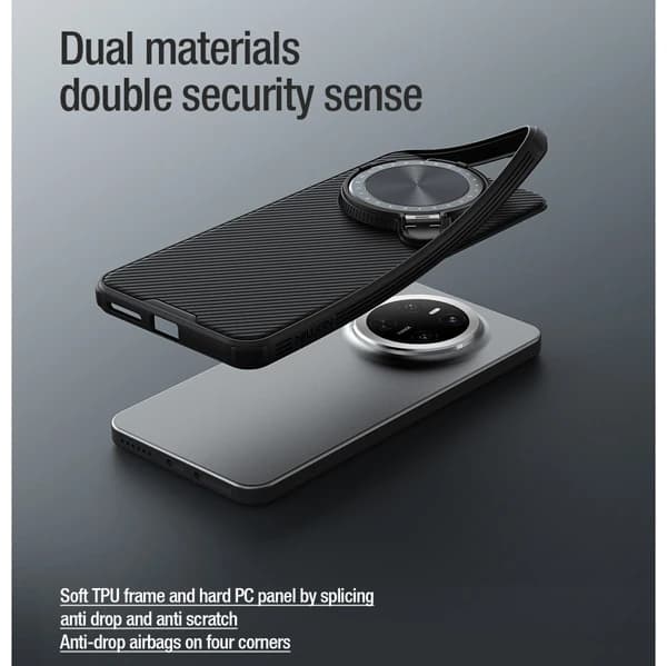 قاب ضد ضربه مگنتی کمرا استند Huawei Mate 70 مارک نیلکین مدل Camshield Prop Magnetic — تصویر ۸