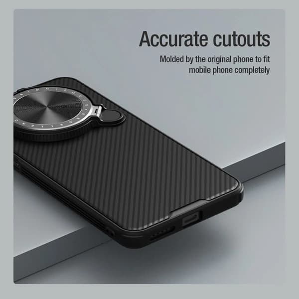 قاب ضد ضربه مگنتی کمرا استند Huawei Mate 70 Pro مارک نیلکین مدل Camshield Prop Magnetic — تصویر ۵