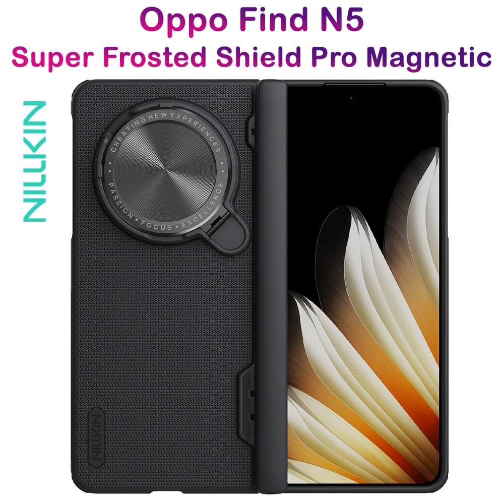 قاب ضد ضربه مگنتی Oppo Find N5 مارک نیلکین مدل Super Frosted Shield Prop Magnetic