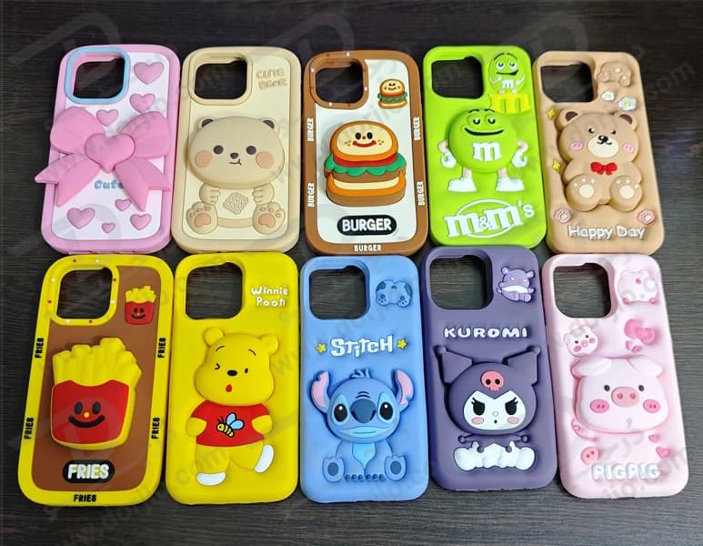 قاب سیلیکونی طرح دار برجسته iPhone 14 سری STiTCH — تصویر ۸