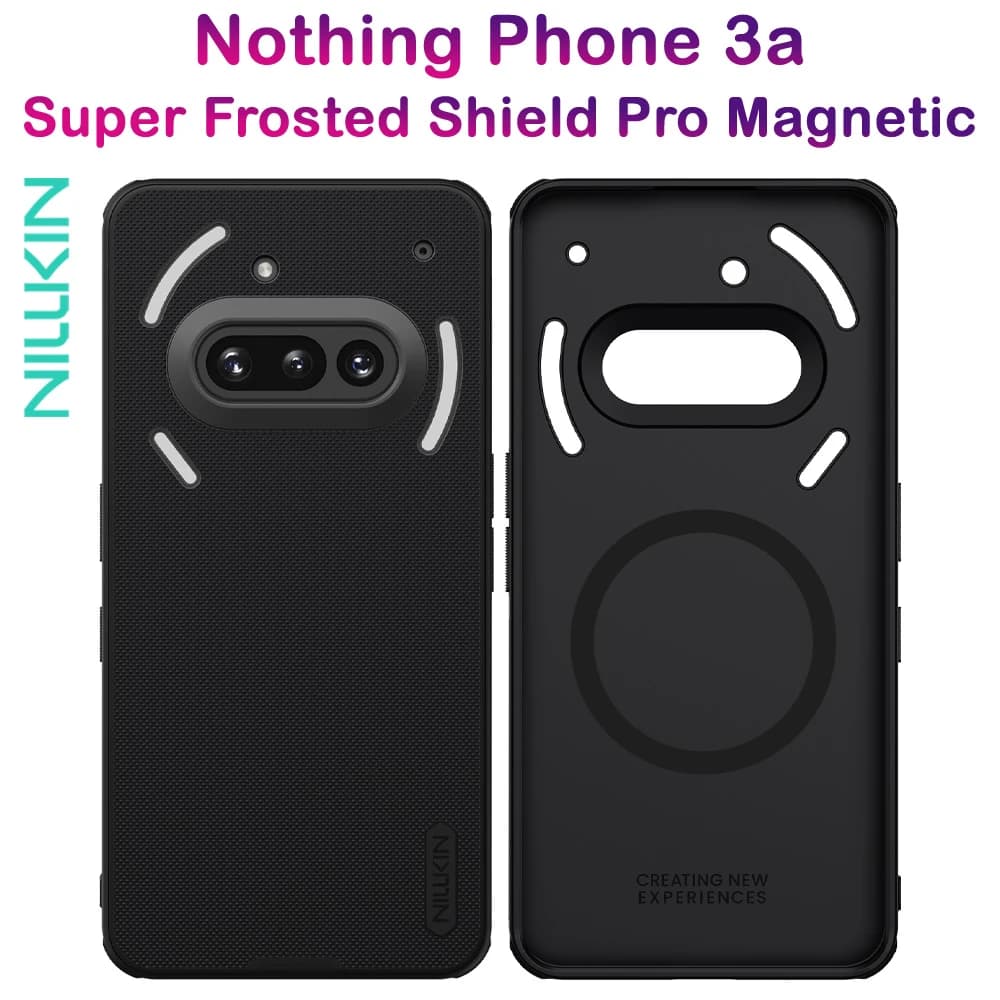 قاب ضد ضربه مگنتی Nothing Phone 3a مارک نیلکین مدل Super Frosted Shield Pro Magnetic