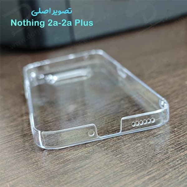 قاب شفاف تمام کریستالی Nothing Phone 2a Plus مارک LEXOM — تصویر ۲