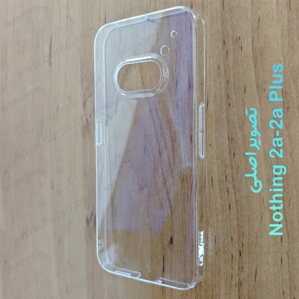 قاب شفاف تمام کریستالی Nothing Phone 2a Plus مارک LEXOM — تصویر ۳