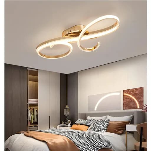 چراغ سقفی LED مدرن FZQSXAZU با ریموت کنترل و قابلیت تنظیم نور