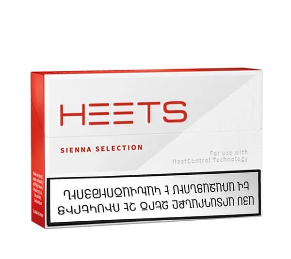 سیگار الکترونیکی هیتس مدل Sienna طعم کلاسیک و سنگین بسته 20 عددی