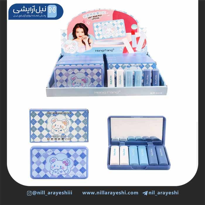 پک رژ لب جامد خرسی هنگ فنگ کد 9116
