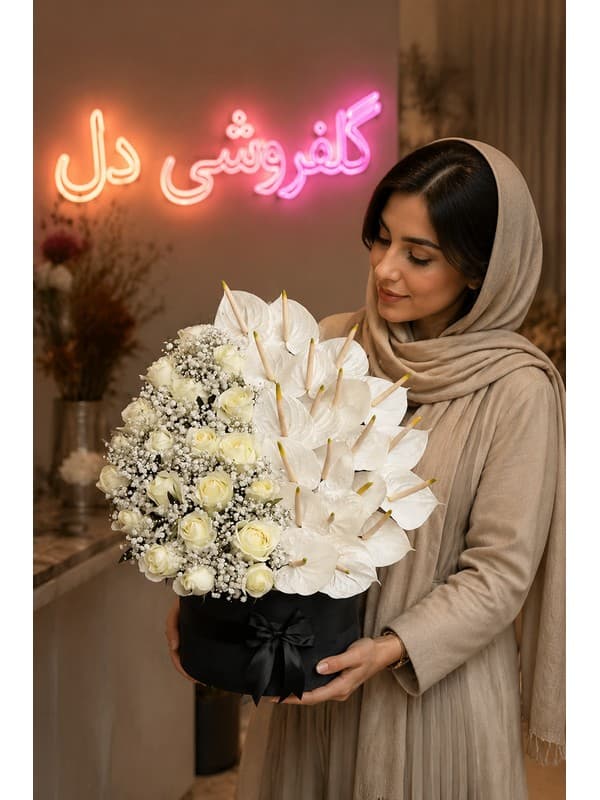 سبد گل روز پدر با رز؛ انتخابی رسمی برای تبریک روز پدر